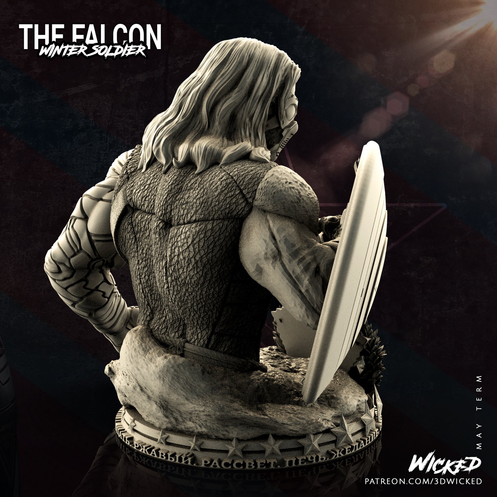 Marvel Winter Soldier Bust - Image 2