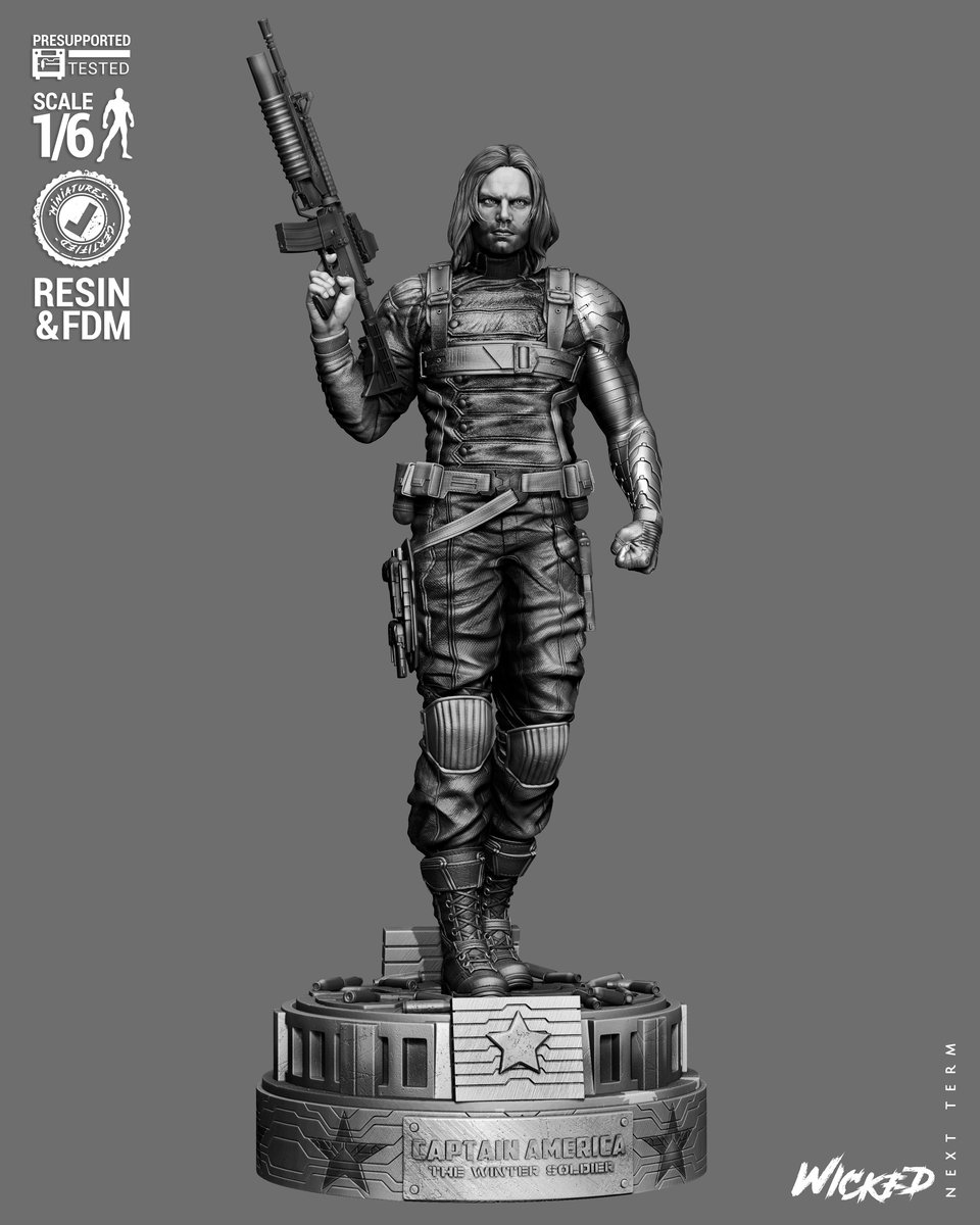 Marvel Winter Soldier 2025 Sculpture