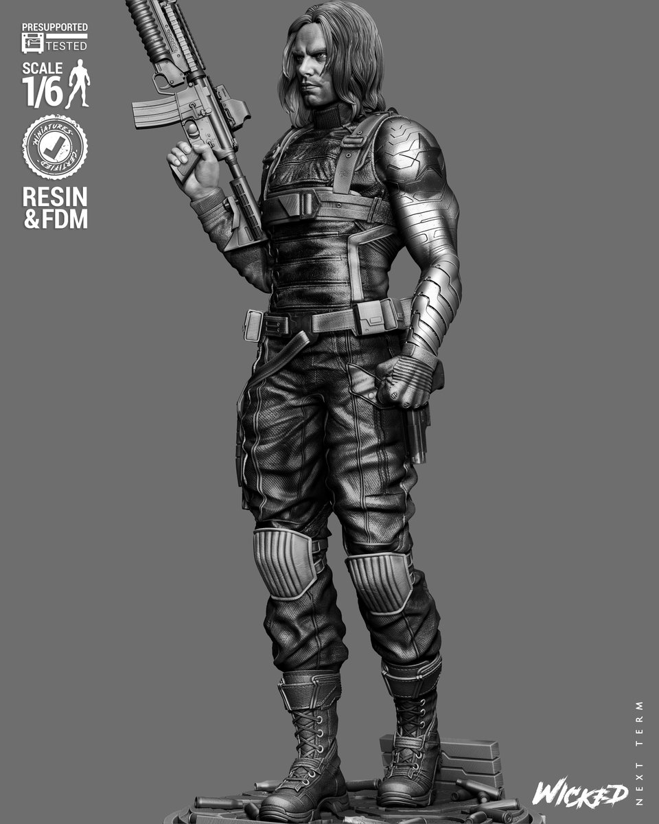 Marvel Winter Soldier 2025 Sculpture - Image 2