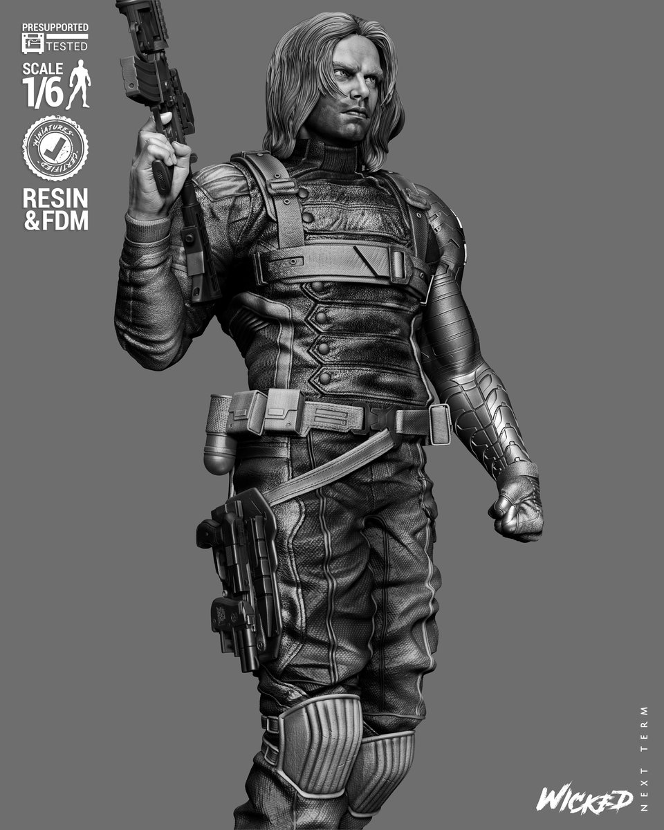 Marvel Winter Soldier 2025 Sculpture - Image 3