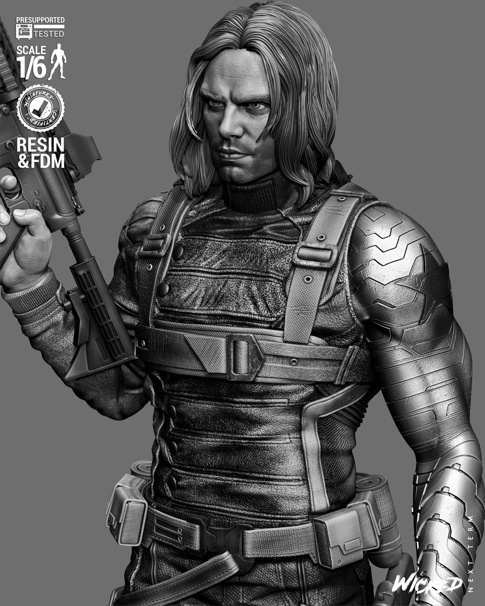 Marvel Winter Soldier 2025 Sculpture - Image 4