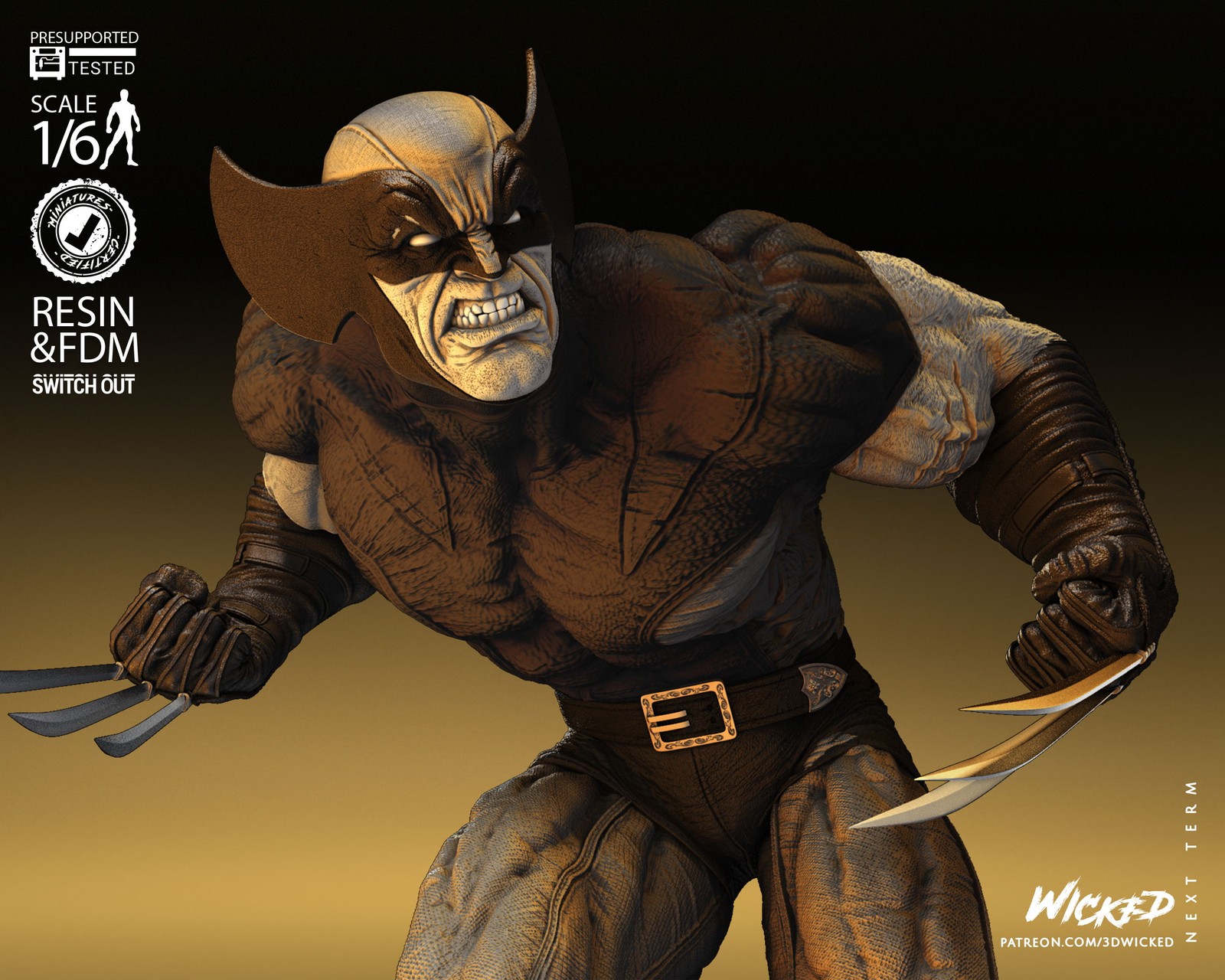 Marvel Wolverine 2023 Sculpture - Image 5
