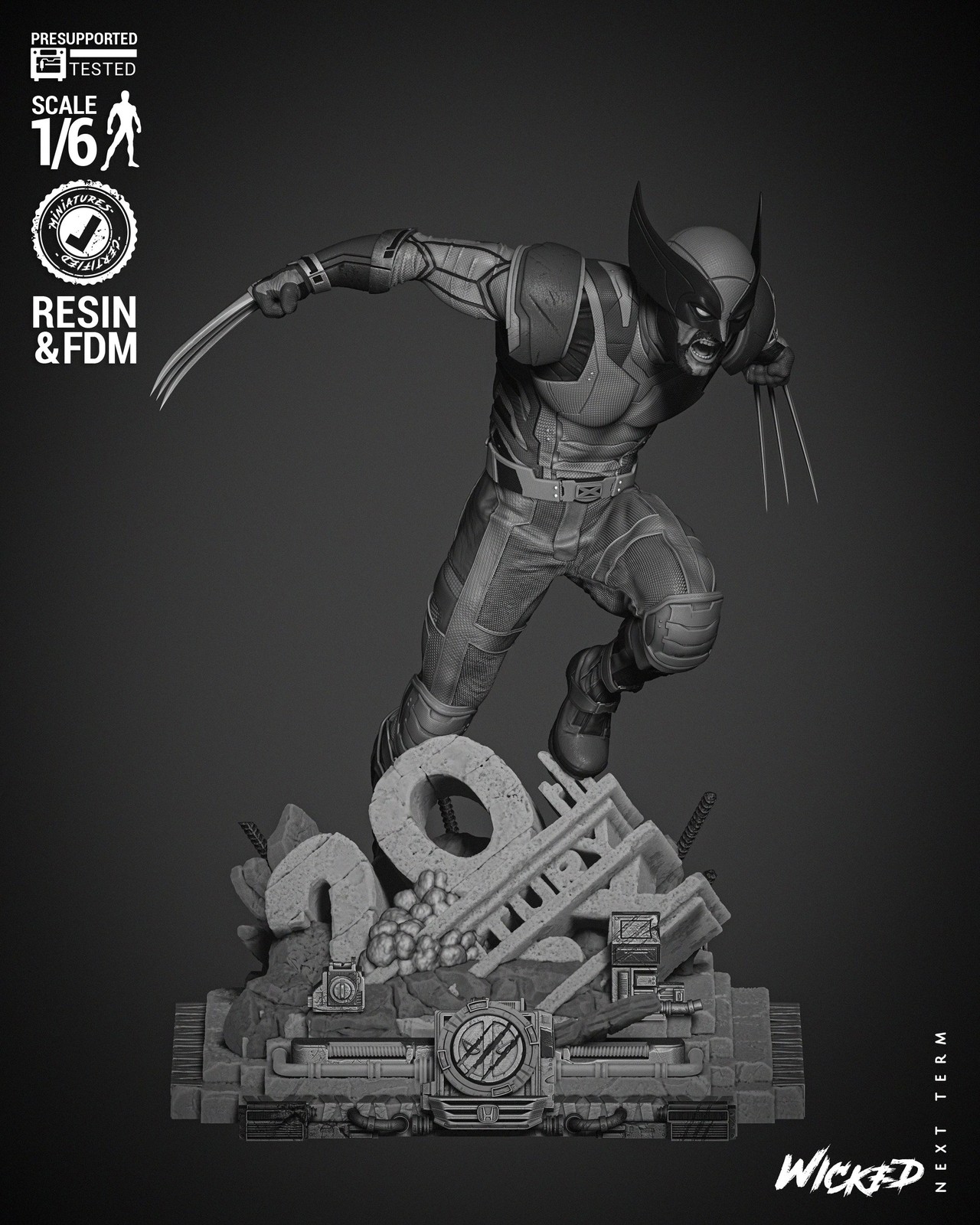 Marvel Wolverine 2024 Sculpture