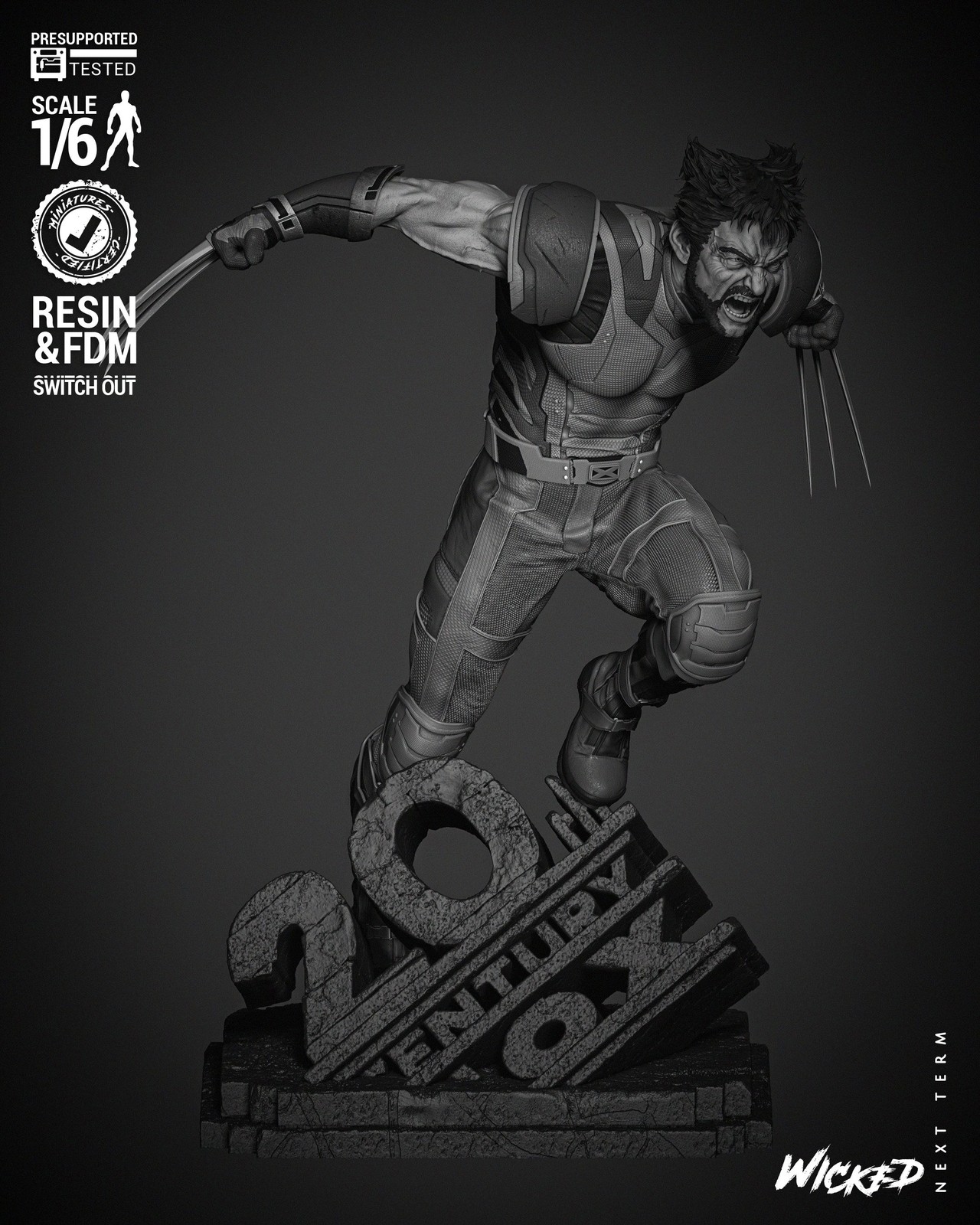Marvel Wolverine 2024 Sculpture - Image 2