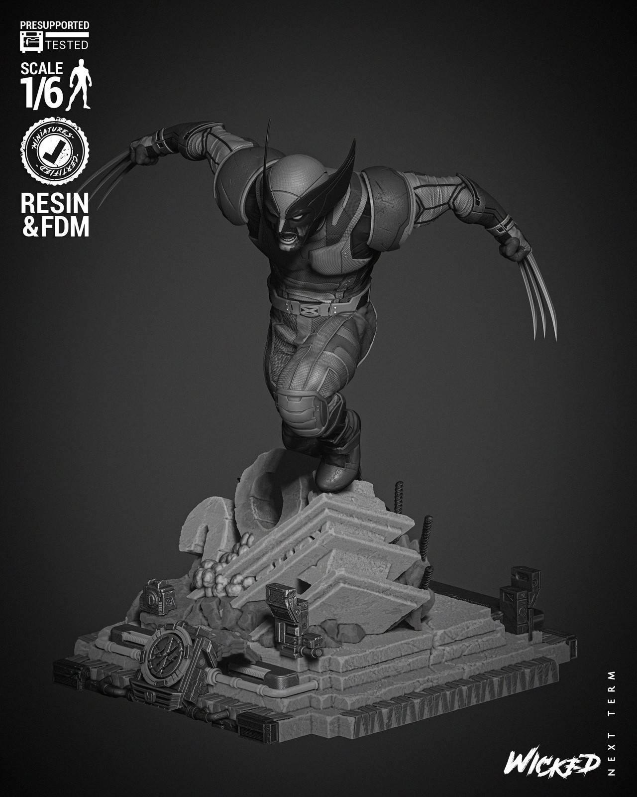 Marvel Wolverine 2024 Sculpture - Image 4
