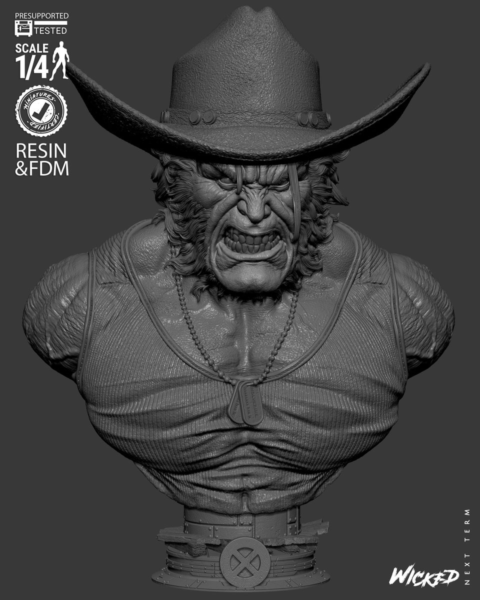 Marvel Logan Portrait Bust