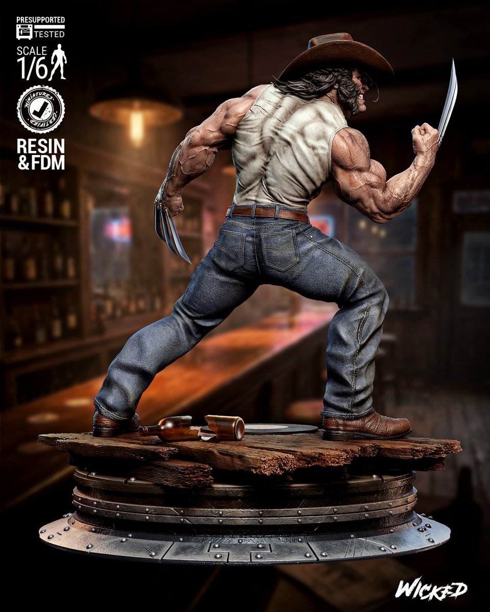 Marvel Logan Sculpture - Image 2