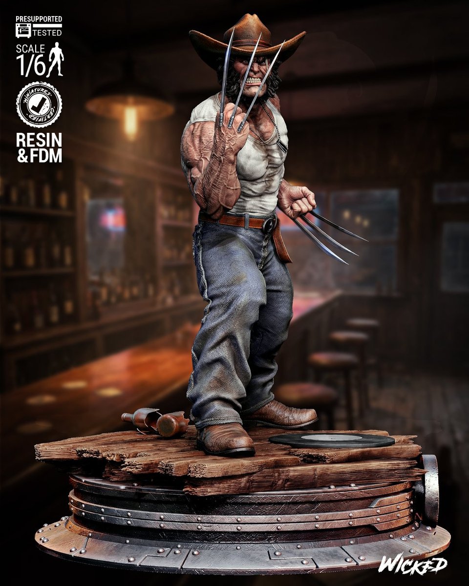 Marvel Logan Sculpture - Image 3