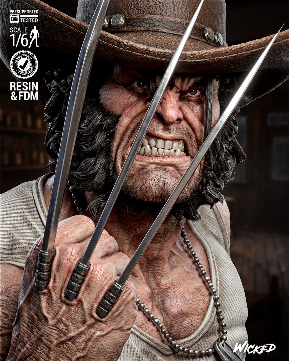 Marvel Logan Sculpture - Image 4