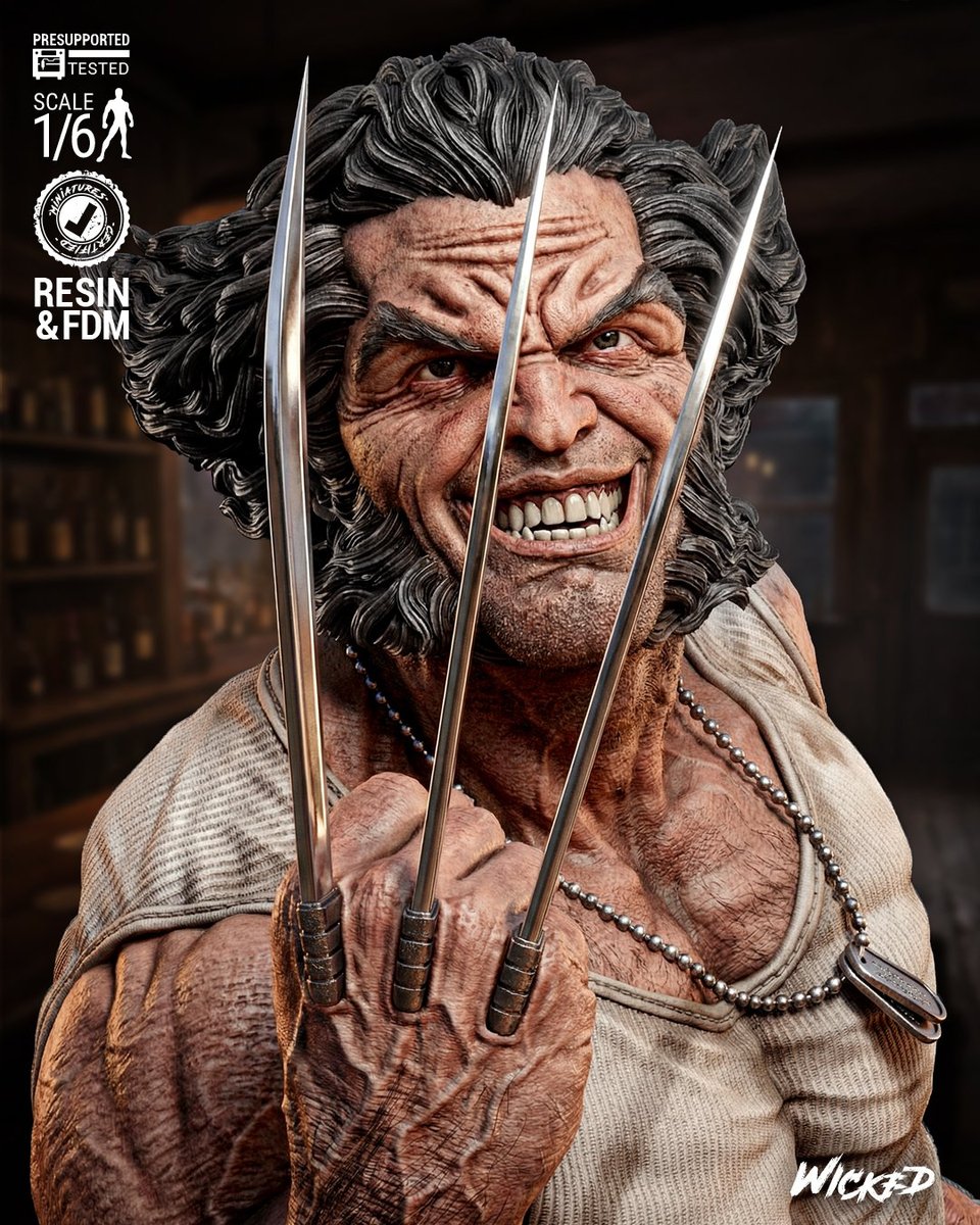 Marvel Logan Sculpture - Image 5