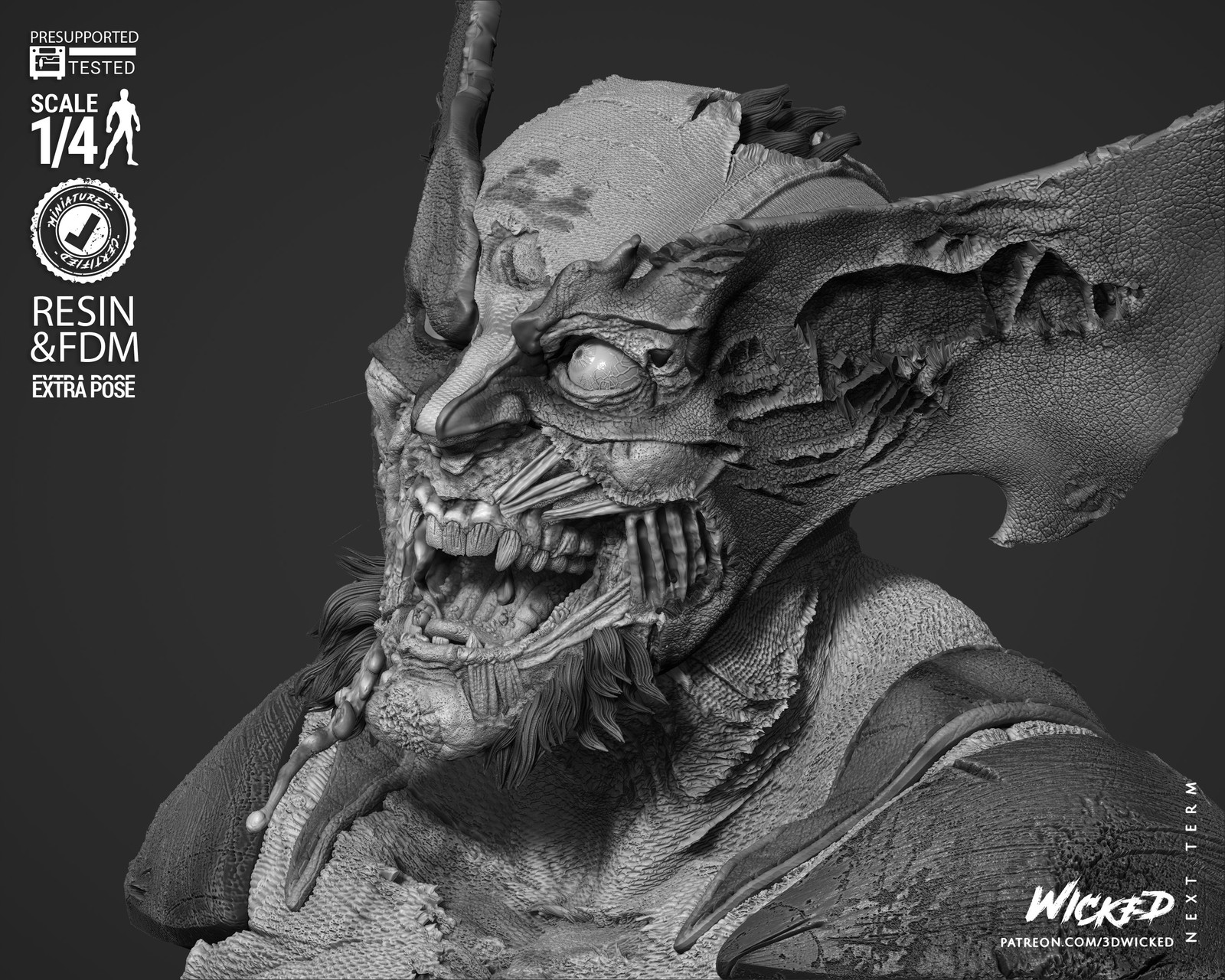 Marvel Wolverine Zombie Portrait Bust - Image 4