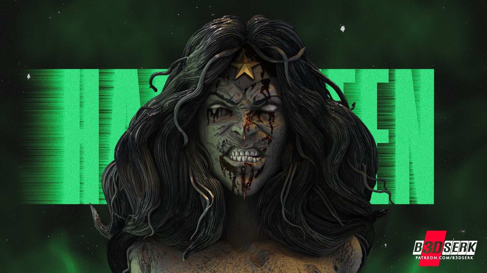 Wonder Woman Zombie - Bust (DC)