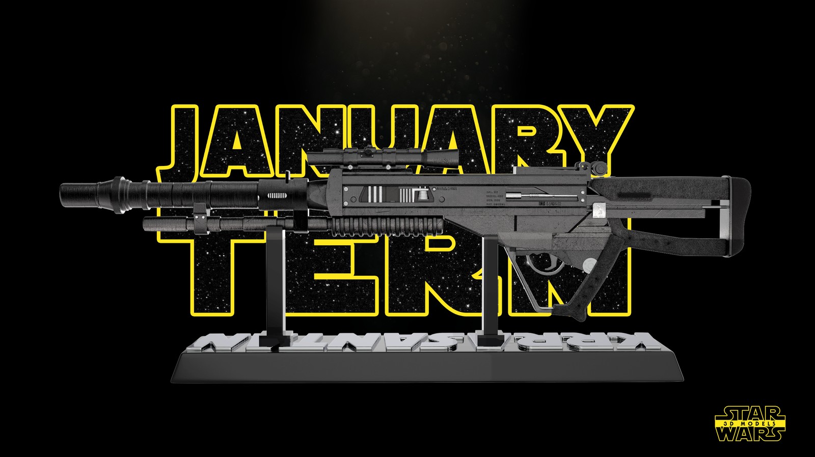 Black Krrsantan Wookie Rifle - Image 2