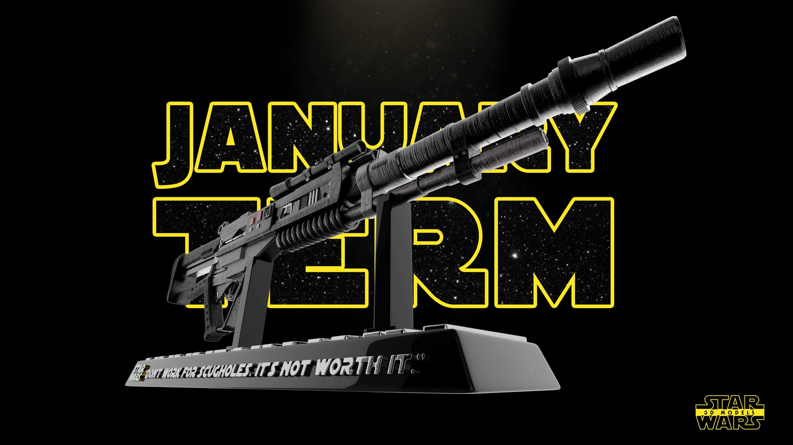Black Krrsantan Wookie Rifle - Image 3