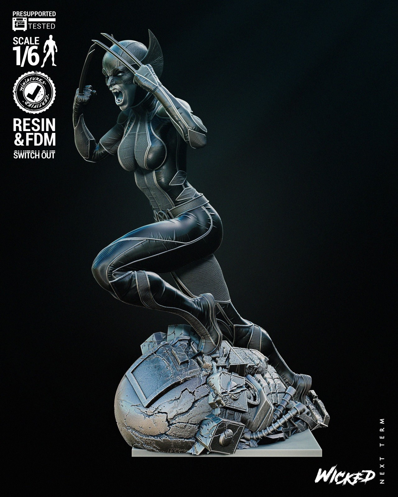 Marvel X-23 Sculpture - Image 5