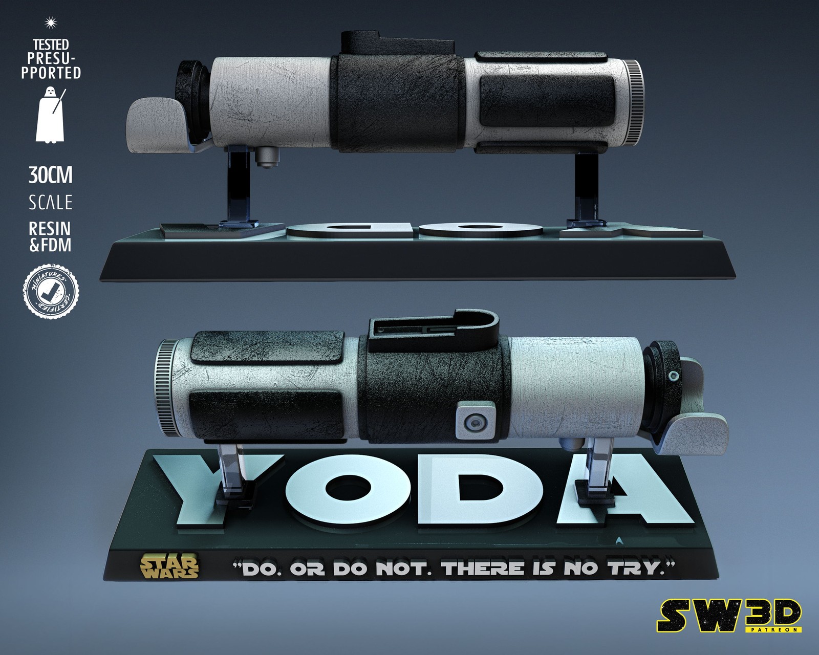 Yoda Lightsaber Sculpture - Image 2