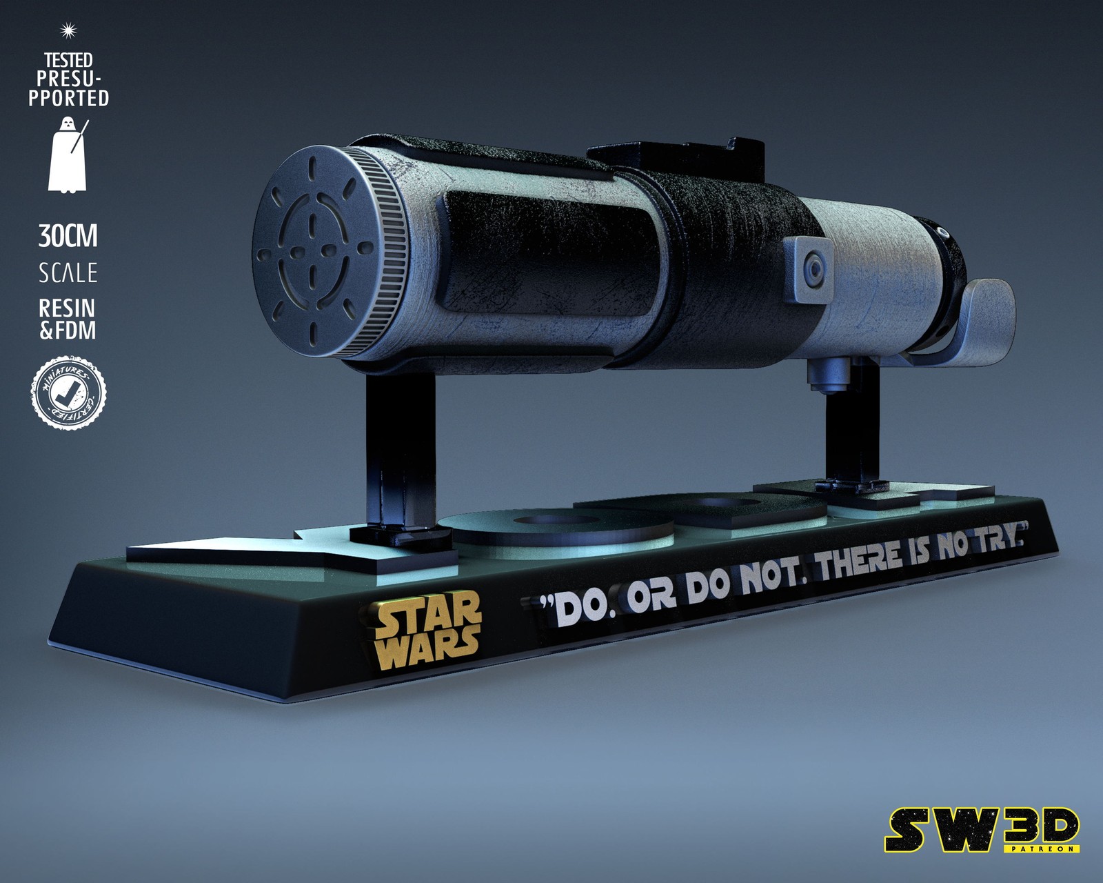 Yoda Lightsaber Sculpture - Image 3