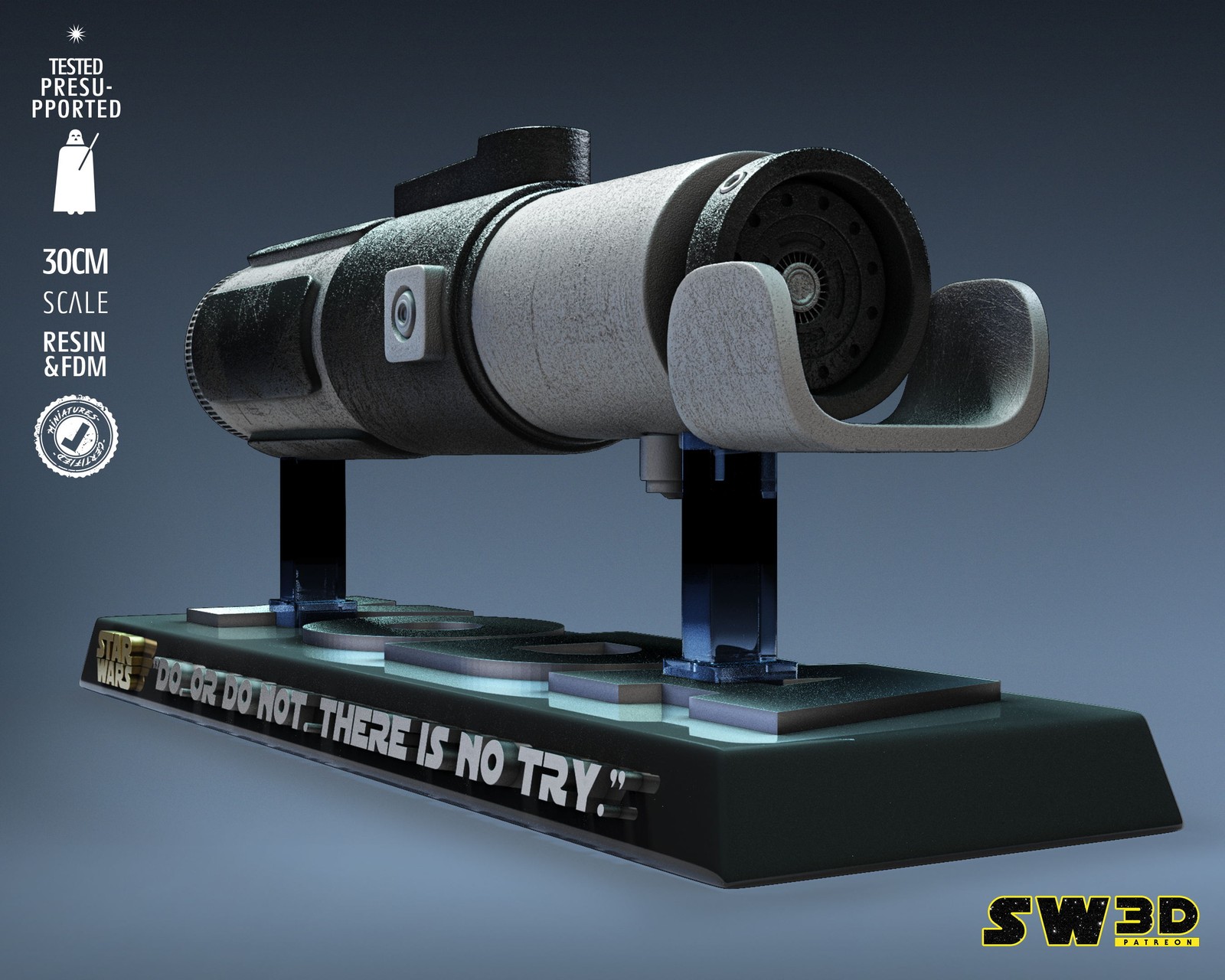 Yoda Lightsaber Sculpture - Image 4