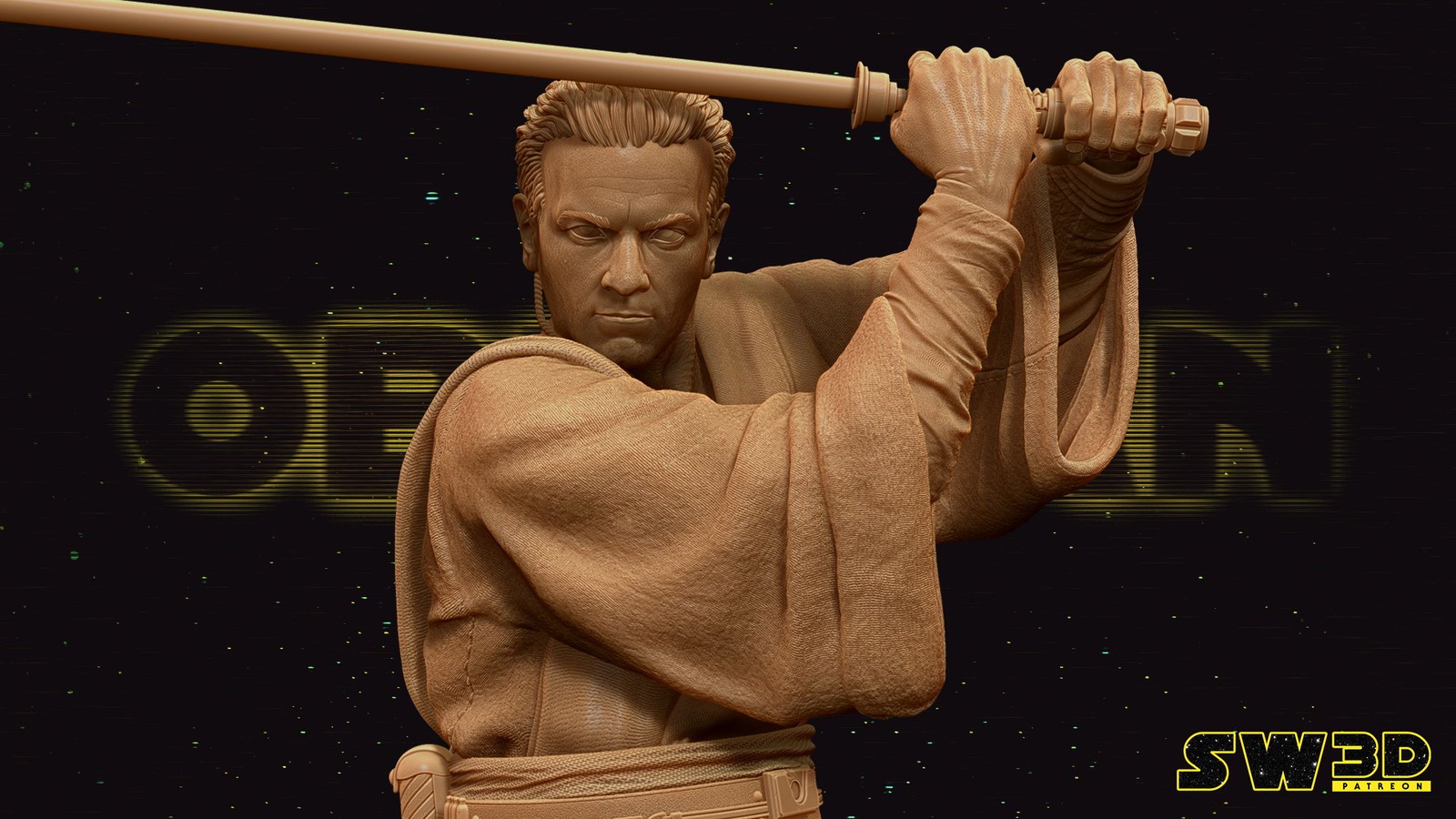 Obi-Wan Kenobi Young - Bust (Star Wars)