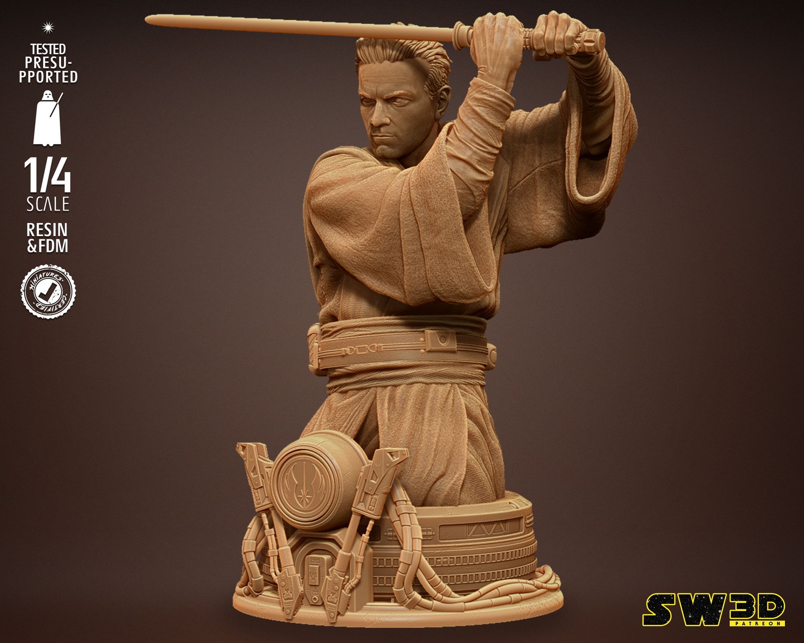 Young Obi-Wan Bust - Image 2