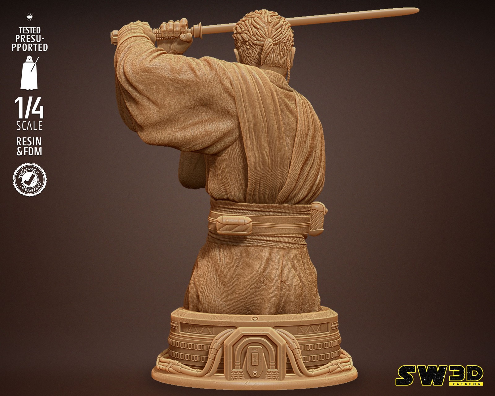 Young Obi-Wan Bust - Image 5