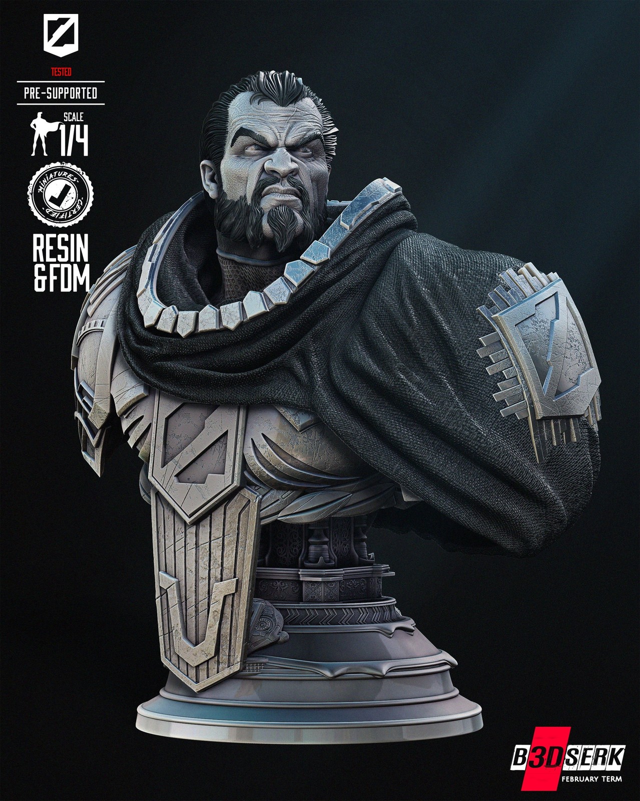 Zod Portrait Bust