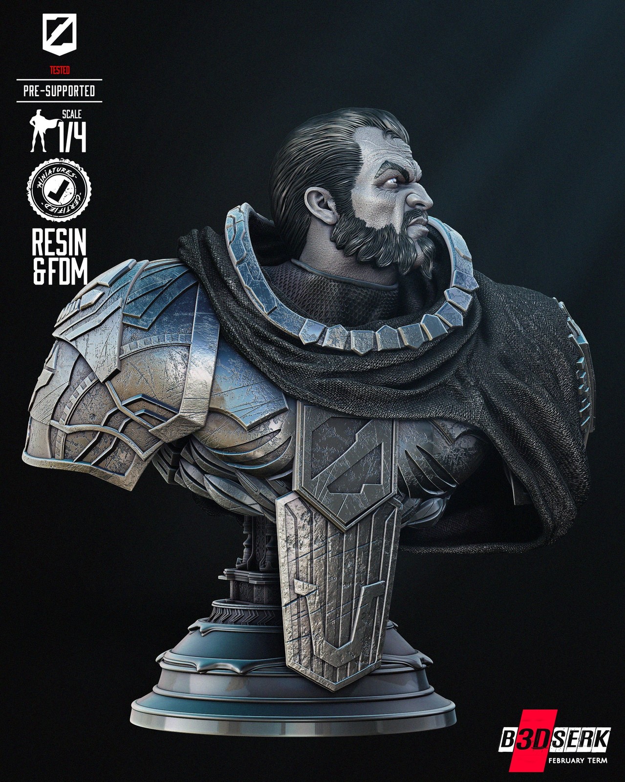 Zod Portrait Bust - Image 2