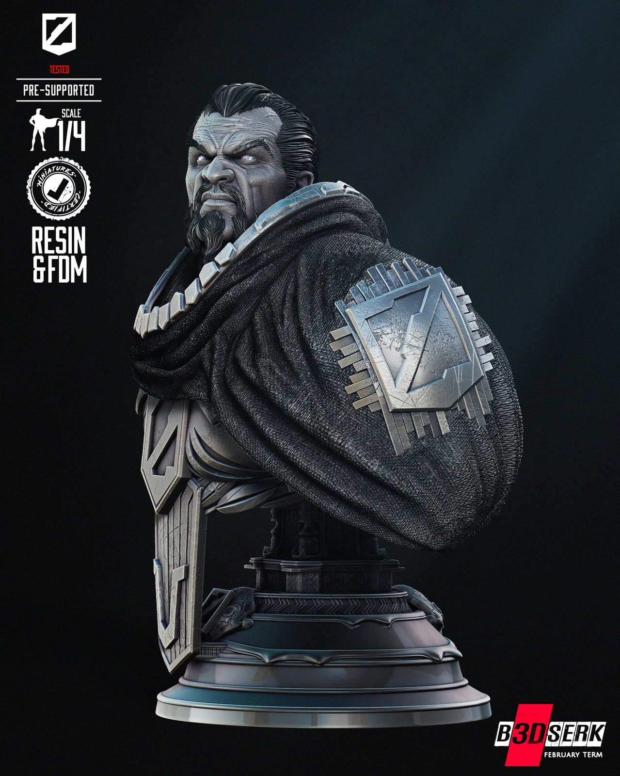 Zod Portrait Bust - Image 3