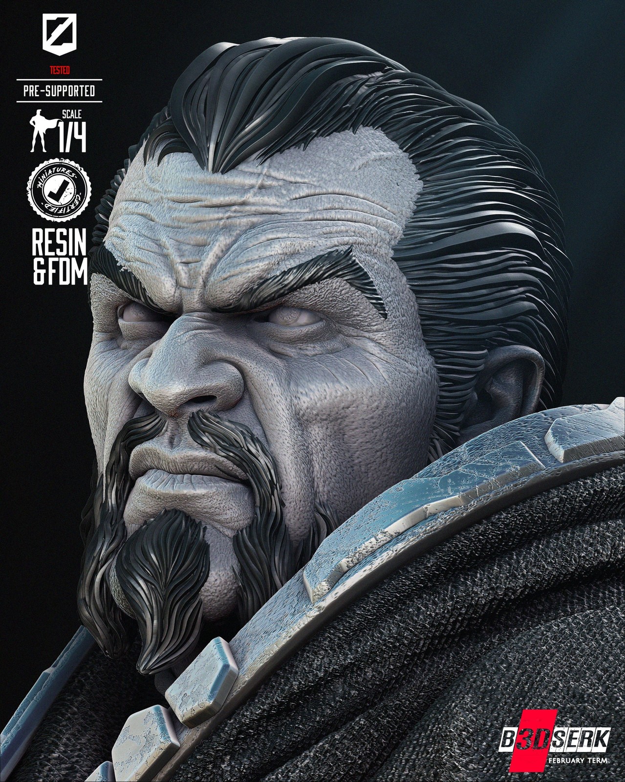 Zod Portrait Bust - Image 5