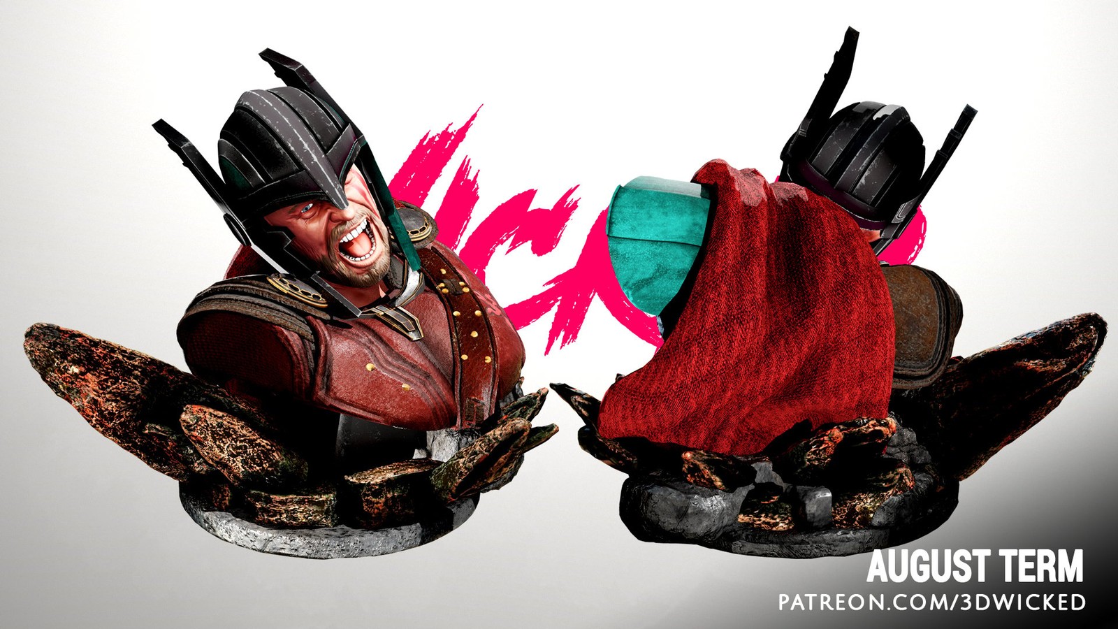 Marvel Thor Ragnarok Hammer and Bust