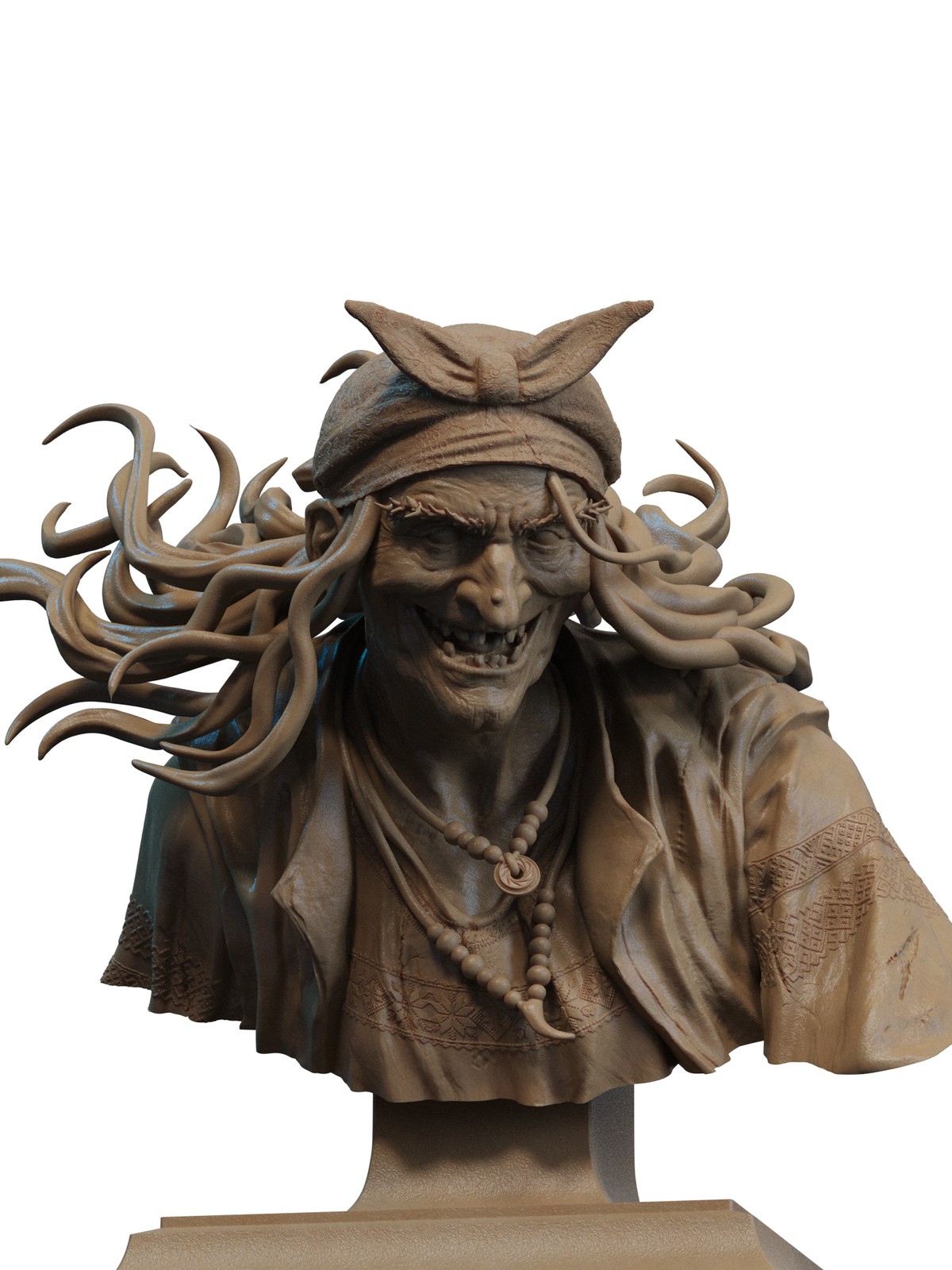 Baba Yaga Bust
