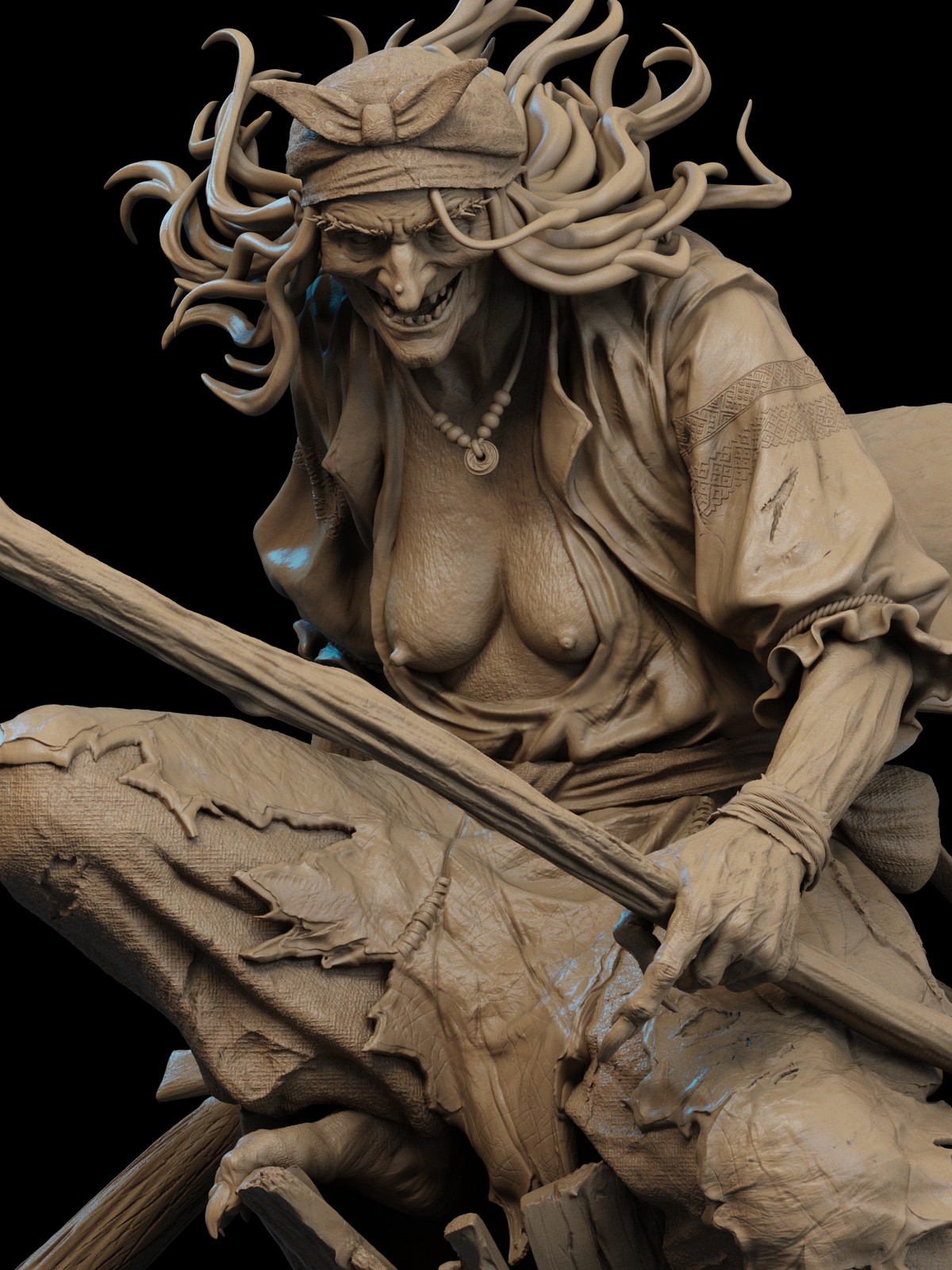 Baba Yaga Bust - Image 4
