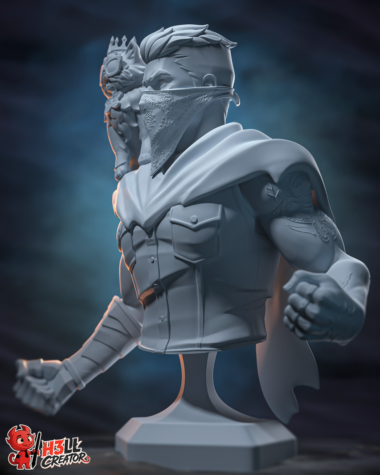 Carl & Princess Donut - Bust (Dungeon Crawler Carl) - Image 3