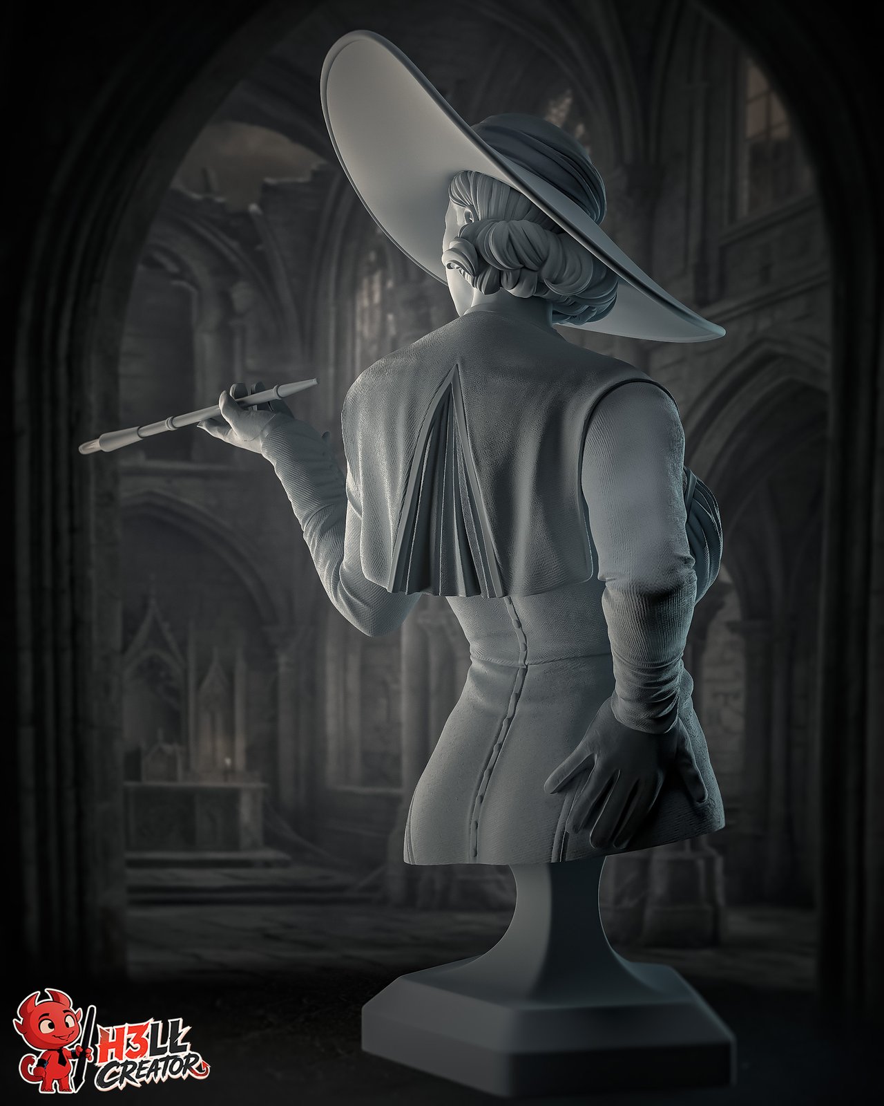 Lady Dimitrescu - Bust (Resident Evil) - Image 3