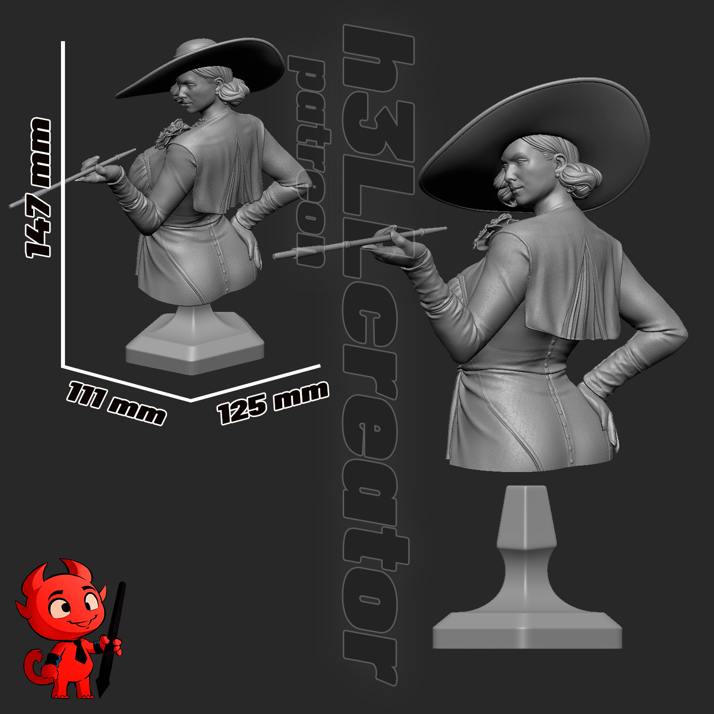 Lady Dimitrescu - Bust (Resident Evil) - Image 4