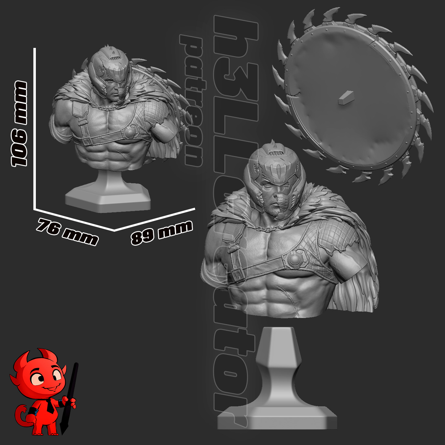 Doom Slayer - Bust - Image 4