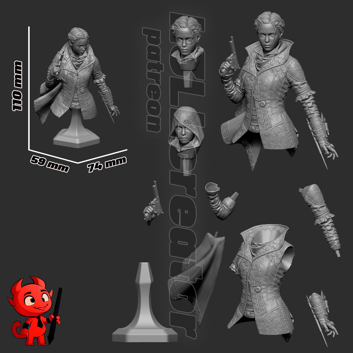 Evie Frye - Bust (Assassin's Creed) - Image 4