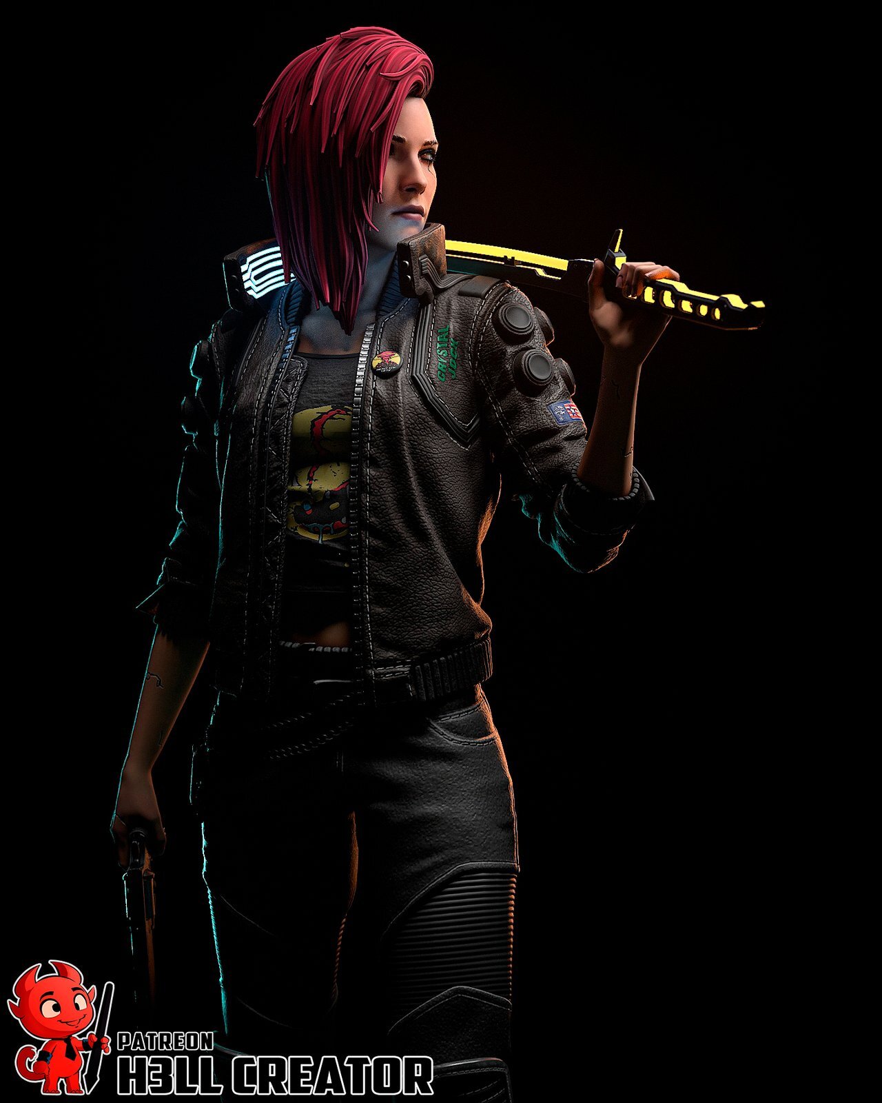 V Female - Bust (Cyberpunk 2077)