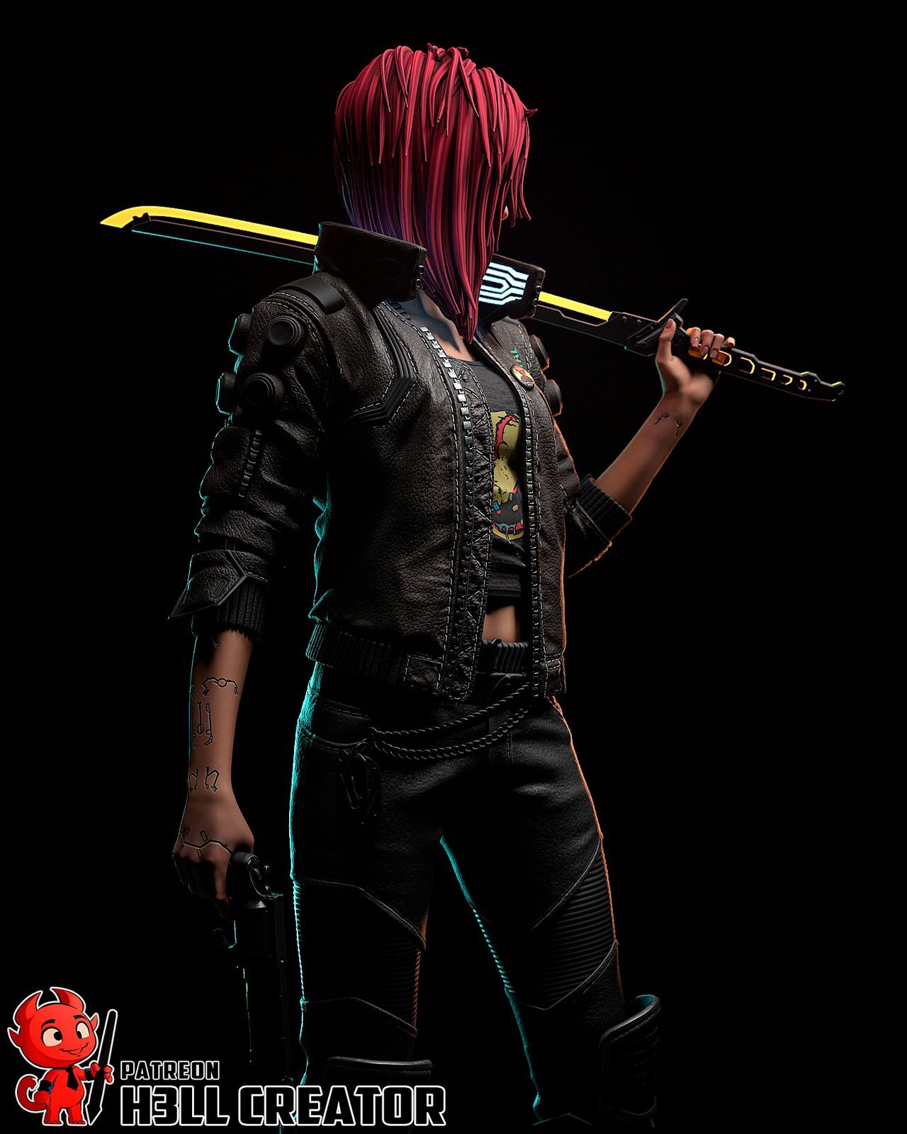 V Female - Bust (Cyberpunk 2077) - Image 2