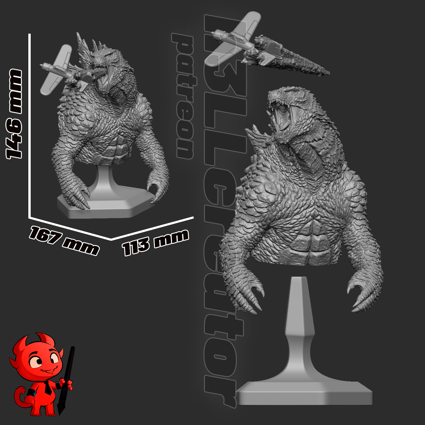 Godzilla - Bust - Image 4