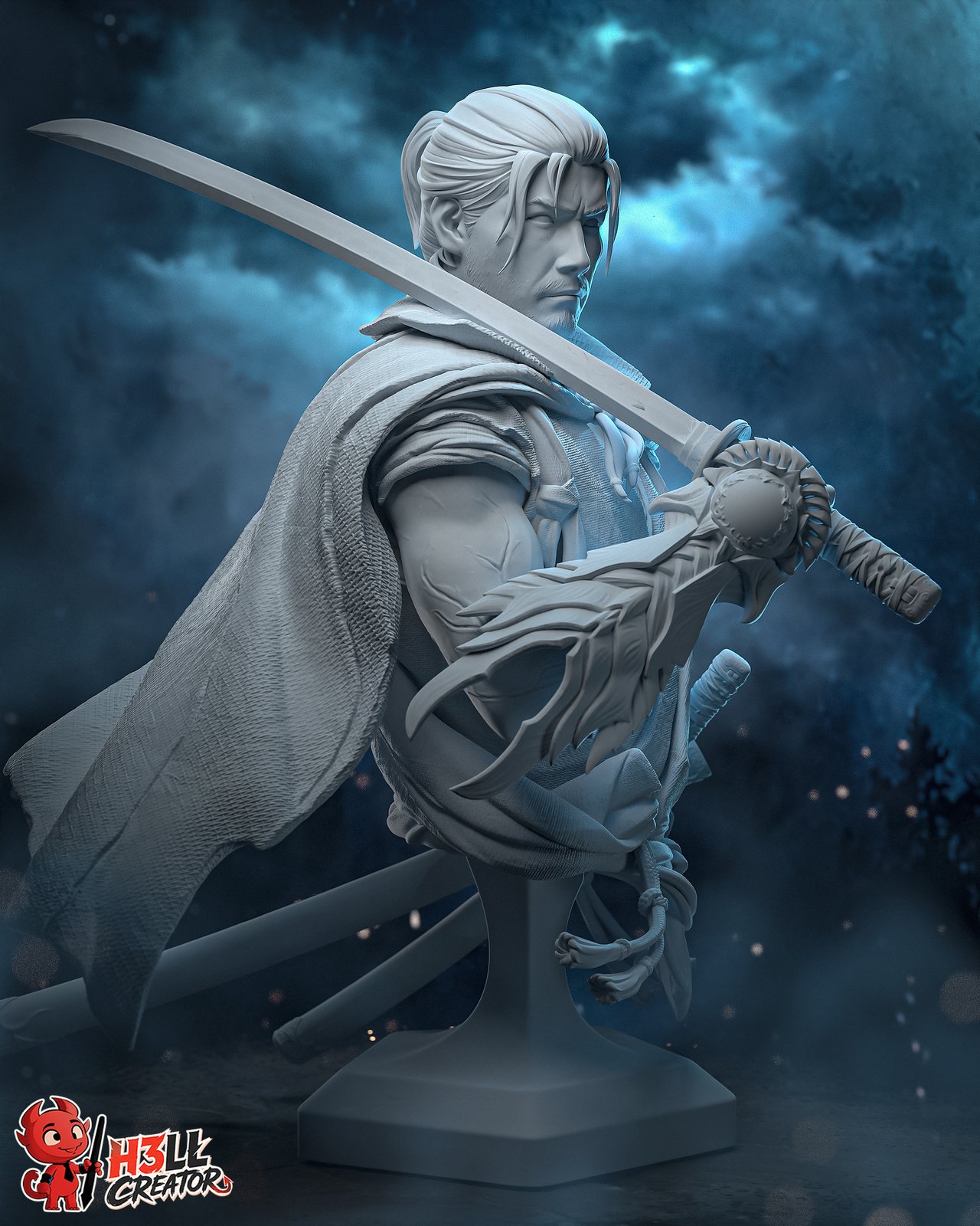Musashi - Bust (Onimusha)
