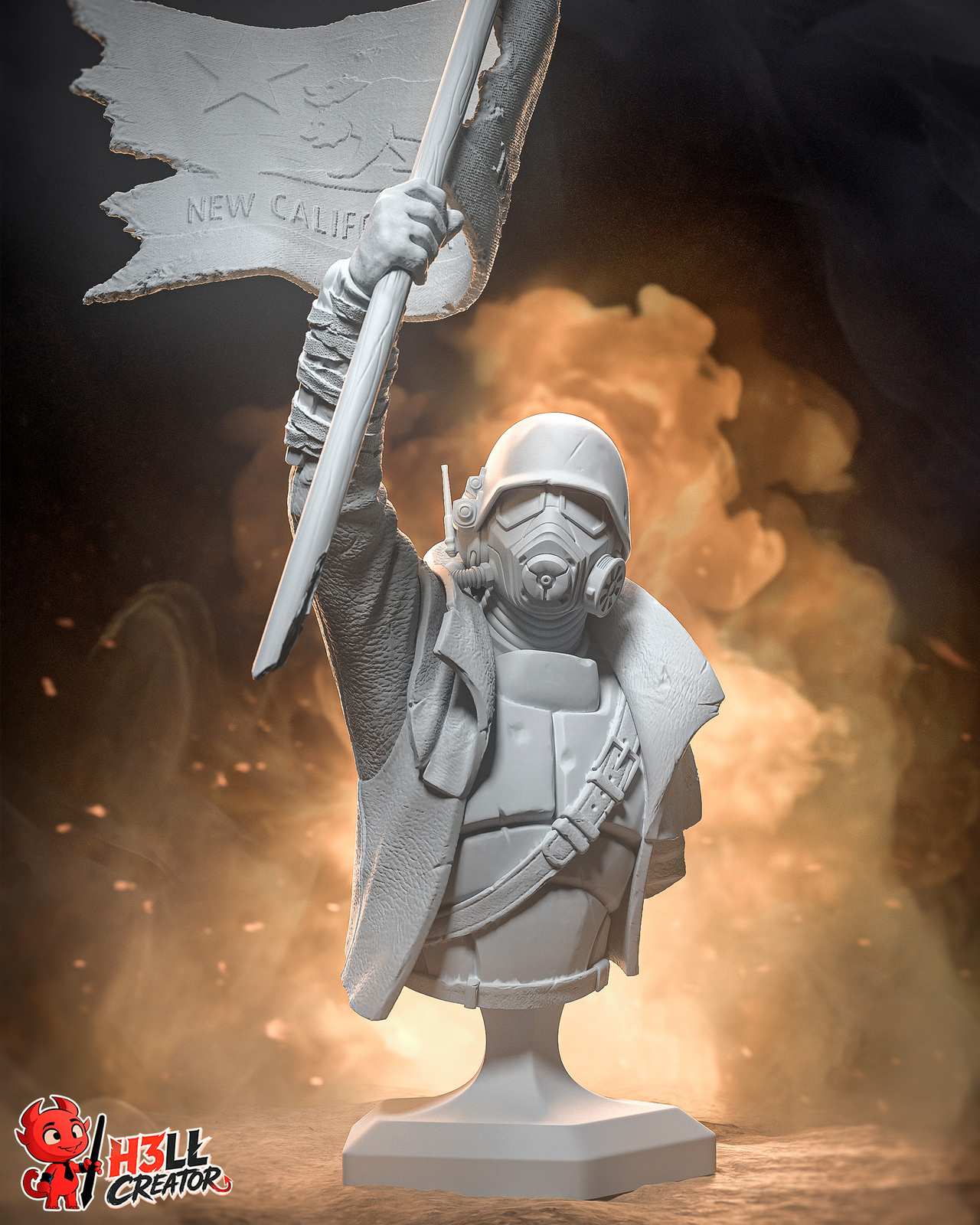 NCR Ranger - Bust (Fallout)