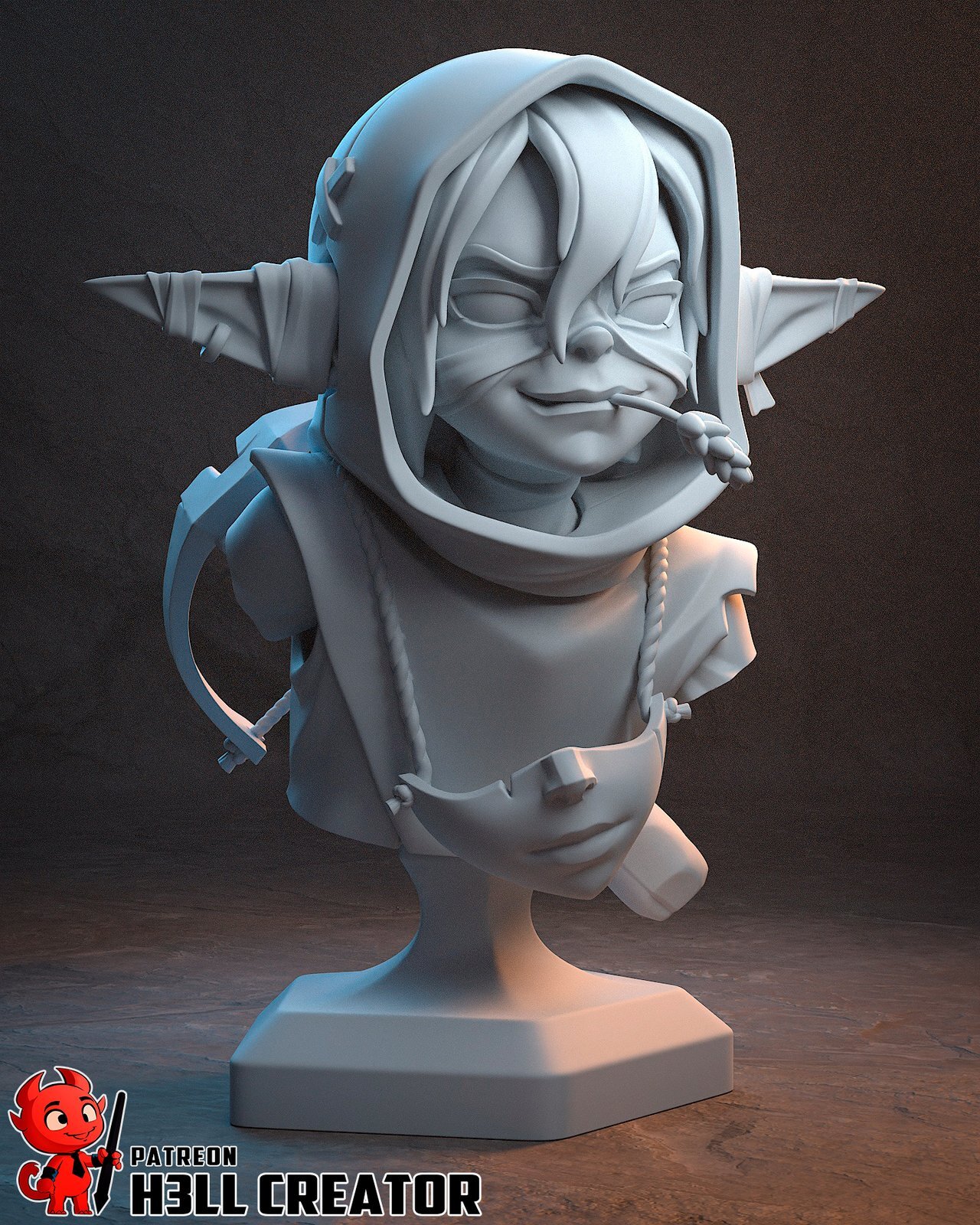 Nott the Brave - Bust (Critical Role)