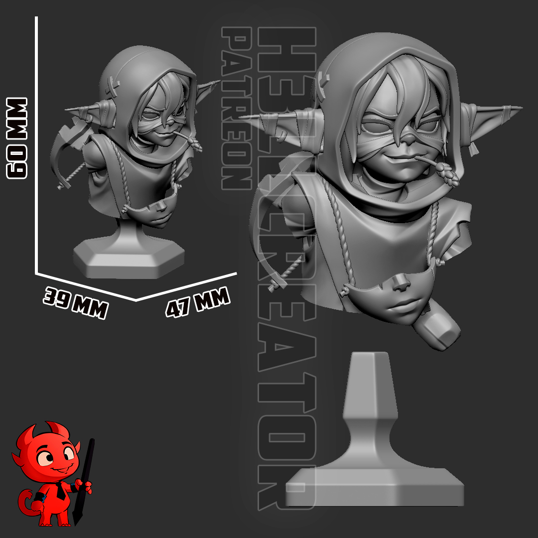 Nott the Brave - Bust (Critical Role) - Image 4