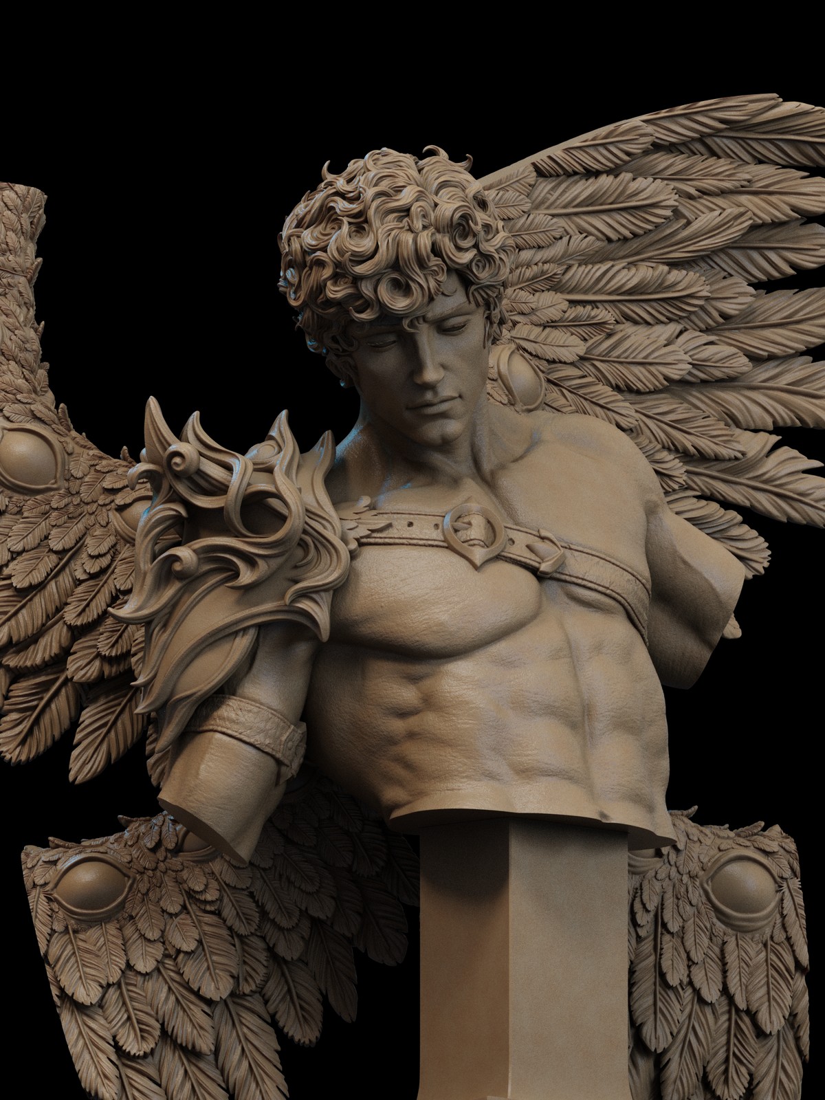 Cherubim Bust