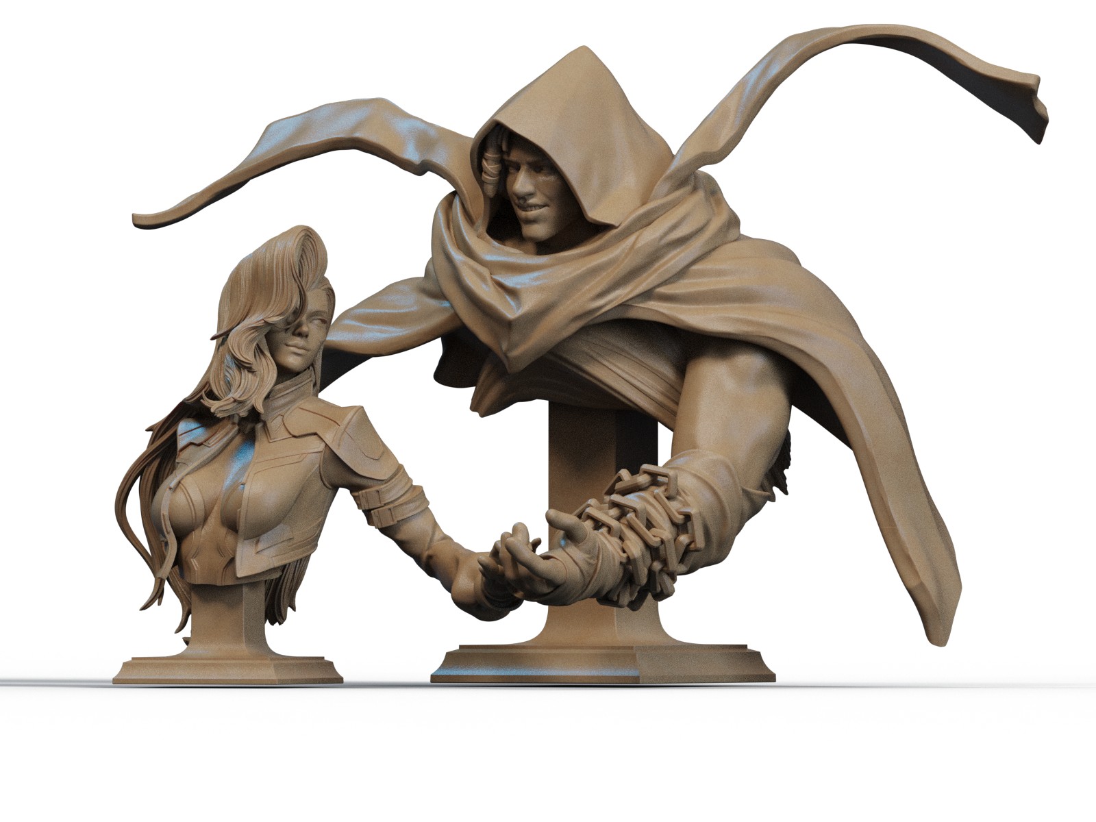 Cloak & Dagger Chained - Bust (Marvel)