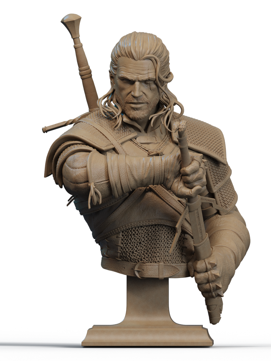 Geralt of Rivia - Bust (The Witcher)