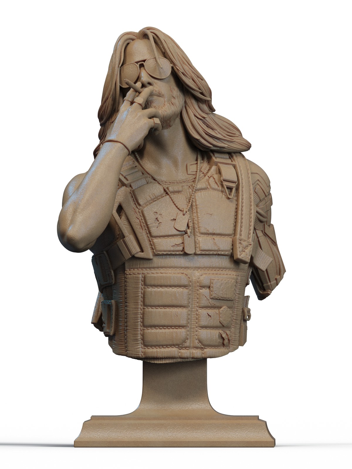 Johnny Silverhand Bust - Image 4