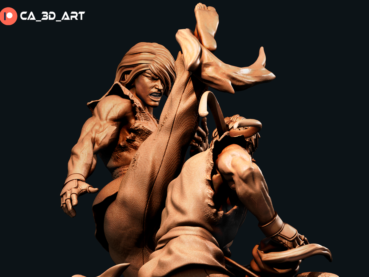 Ken & Ryu Grapple (Street Fighter)