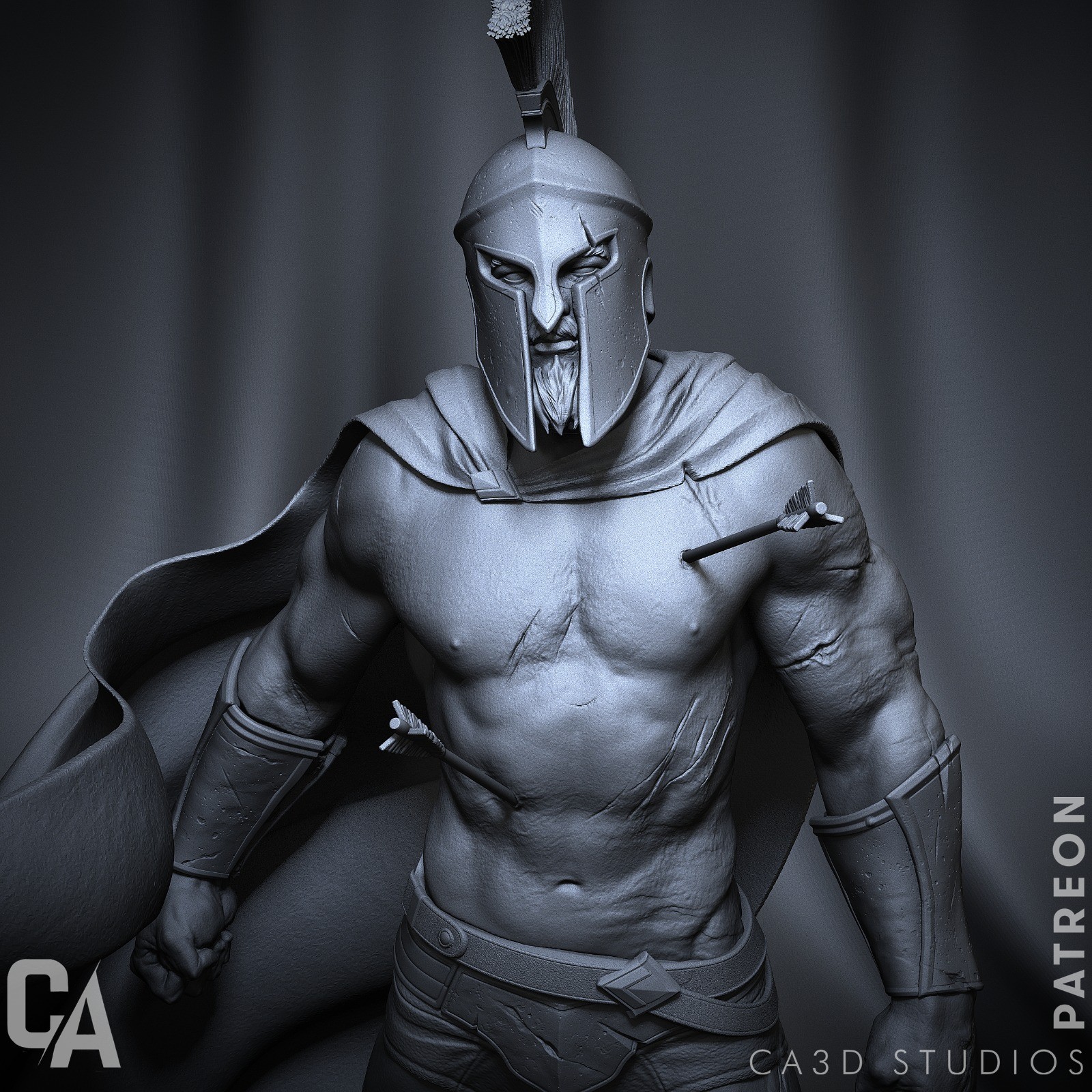 Leonidas Sculpture - Image 2